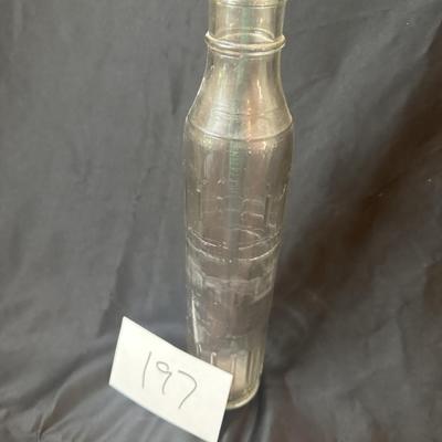 Vintage Glass Shell Oil Company Oil Bottle 2 of 2