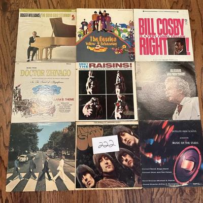 Lot of 9 Albums - 3 Beatles Included