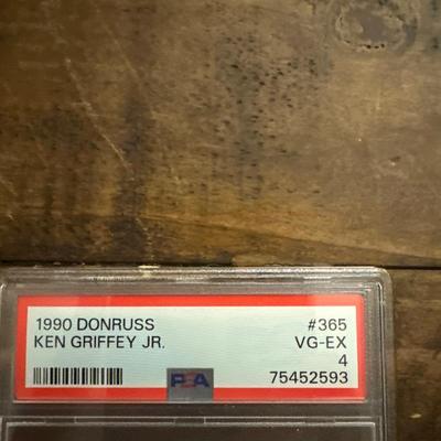 1990 Donruss Ken Griffey K Error