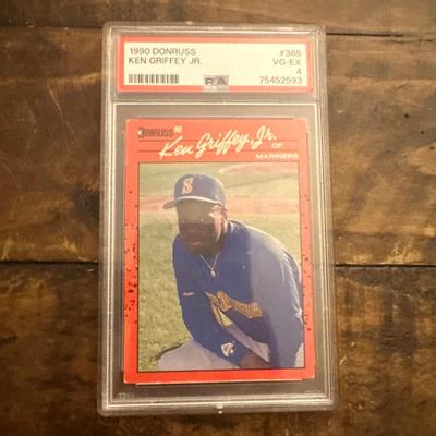 1990 Donruss Ken Griffey K Error
