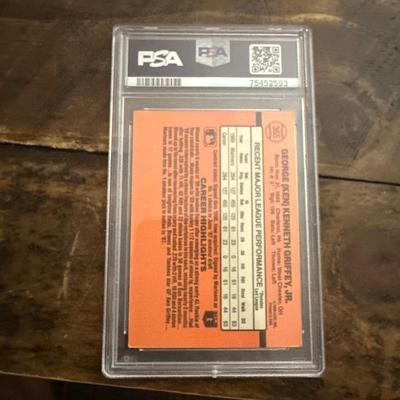 1990 Donruss Ken Griffey K Error