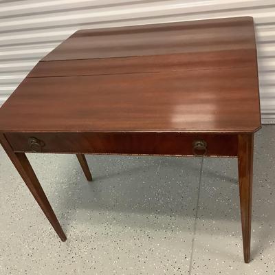 Wooden Card Table with original hardware 31