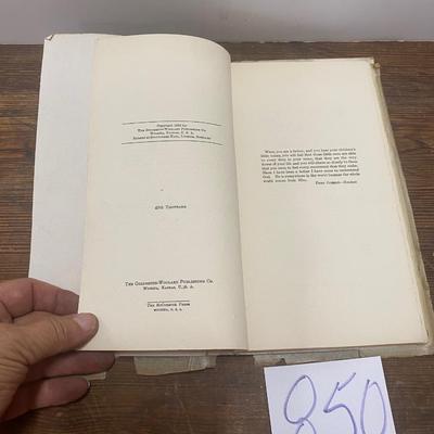 1935 Signed Dear Old Father Book