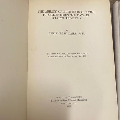 1925 Columbia Teachers College