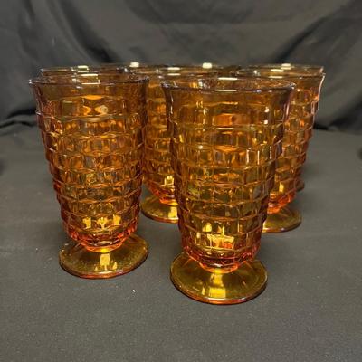 Amber & Pink Colored & Carnival Glass Dishes (M-RG)