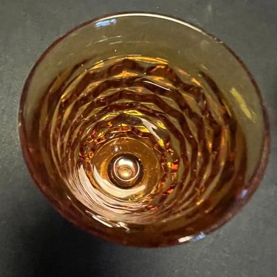 Amber & Pink Colored & Carnival Glass Dishes (M-RG)