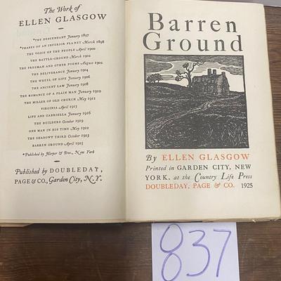 Barren Ground Book.