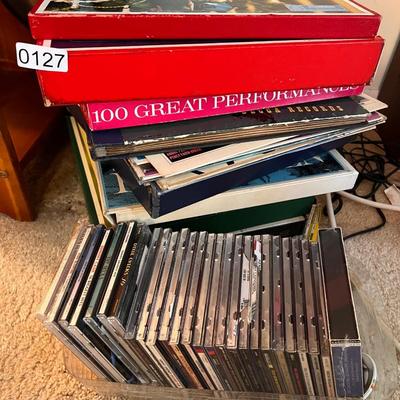 Lot Vintage Records LPs & CDs