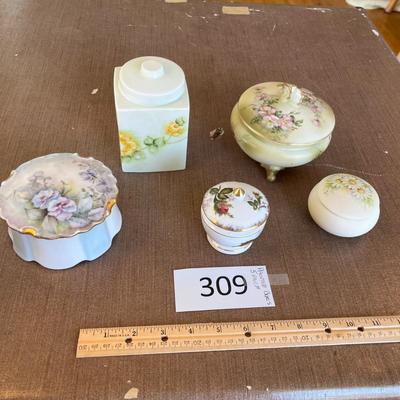 Painted Boxes w/ Lids