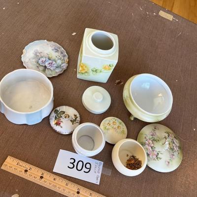 Painted Boxes w/ Lids