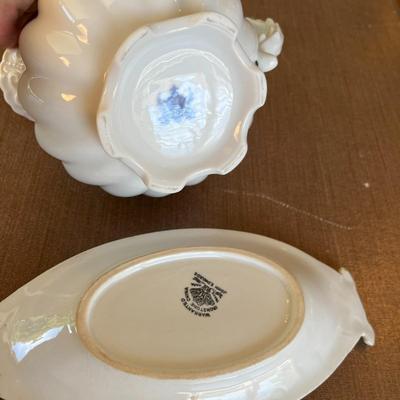 Ironstone Pitcher & Tray