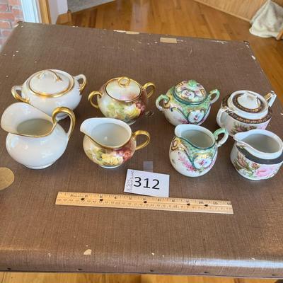 Painted Cream & Sugar Sets