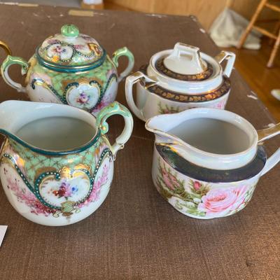 Painted Cream & Sugar Sets