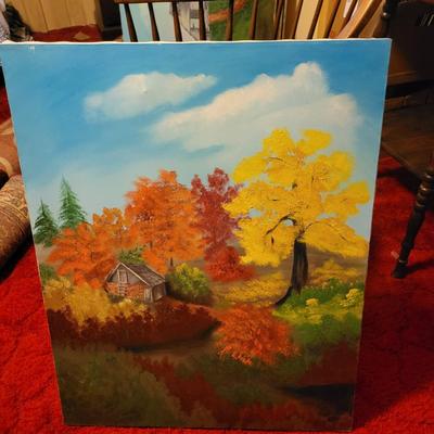 Thirty Wood Framed Canvases (M-RG)