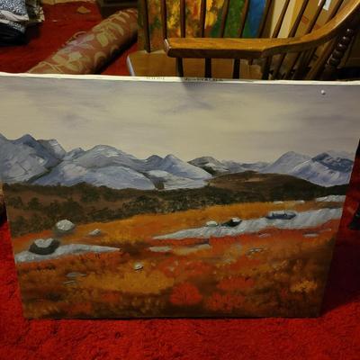 Thirty Wood Framed Canvases (M-RG)