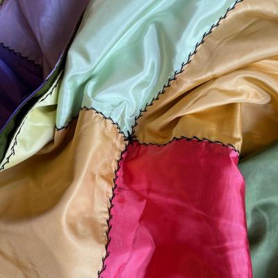Satin Patchwork Quilt