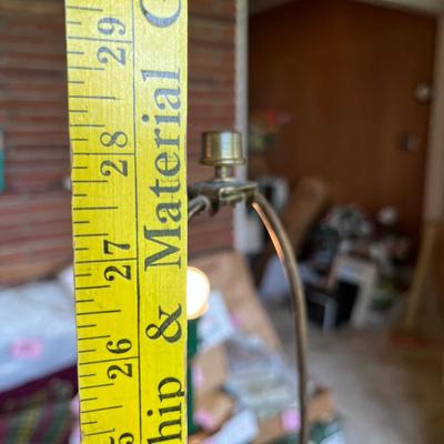 Gilded MOP lamp