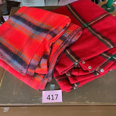 Plaid throws