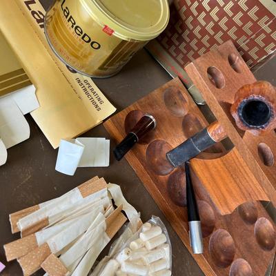 Lot of Pipes & tobacco items