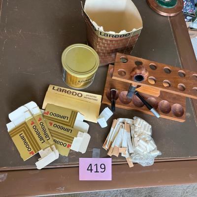 Lot of Pipes & tobacco items