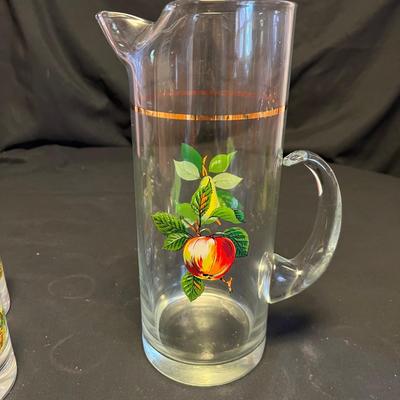 Fruit Pitcher W/Matching Glasses & More (M-RG)
