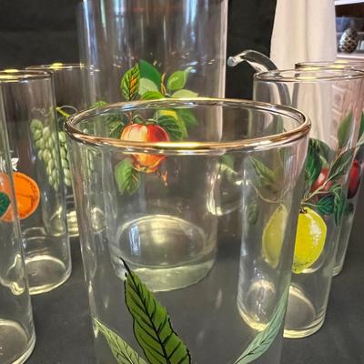 Fruit Pitcher W/Matching Glasses & More (M-RG)