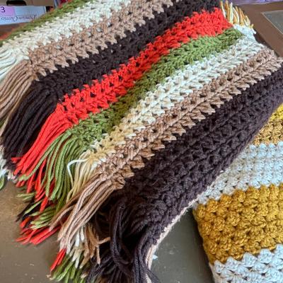 70s Crochet Throws