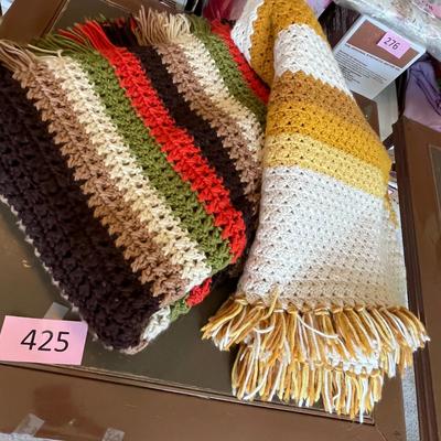 70s Crochet Throws