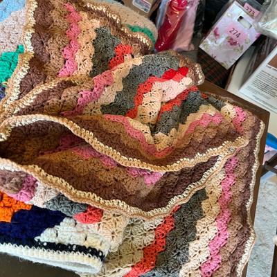 2 More crochet throws