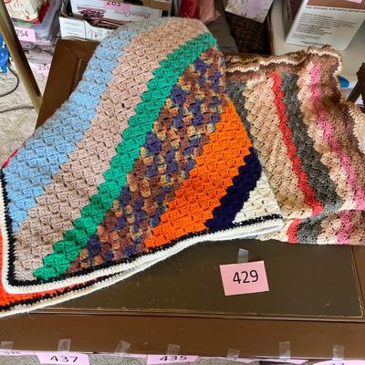 2 More crochet throws