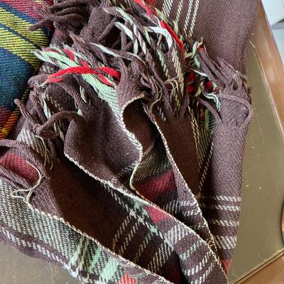 Plaid throws