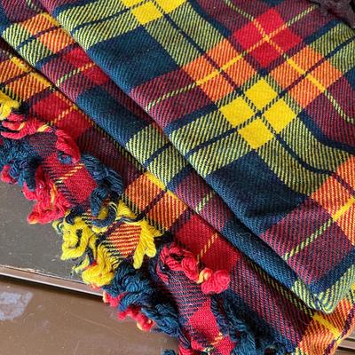 Plaid throws