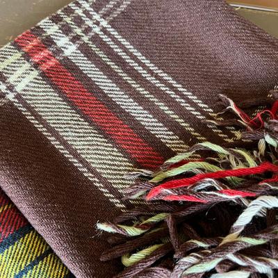 Plaid throws