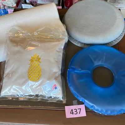 Assorted cushions