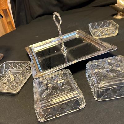 Silver Tea Urn & More Fine Dining Tableware (M-RG)