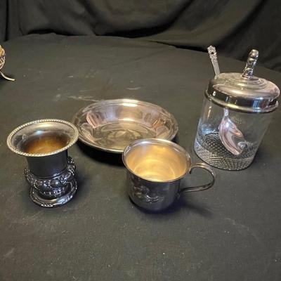 Silver Tea Urn & More Fine Dining Tableware (M-RG)