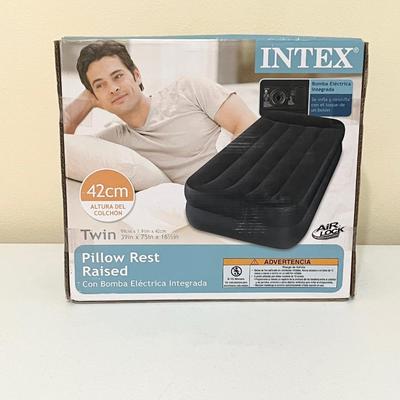 INTEX ~ Twin Pillow Rest Inflatable Mattress