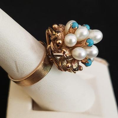 Sterling Silver and Gold Vintage Jewelry  (GR-KD)