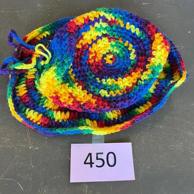 Rainbow Crochet hat