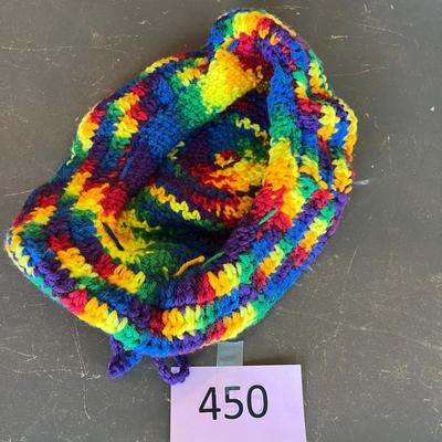 Rainbow Crochet hat
