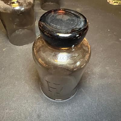 Monogrammed â€˜Hâ€™ Glasses, Coasters & Pitcher (M-RG)