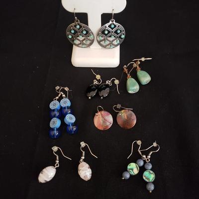 Glass, Copper, Stone Earrings For Pierced Ears and More (GR-KD)