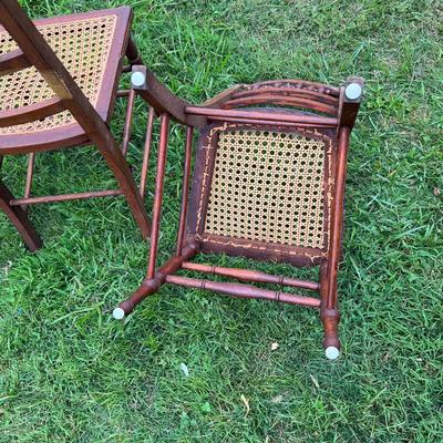 Cane Seat Wood Chairs (OB1-RG)