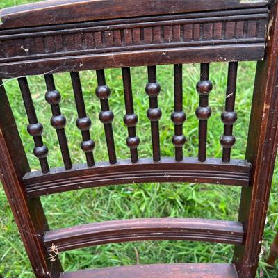 Cane Seat Wood Chairs (OB1-RG)