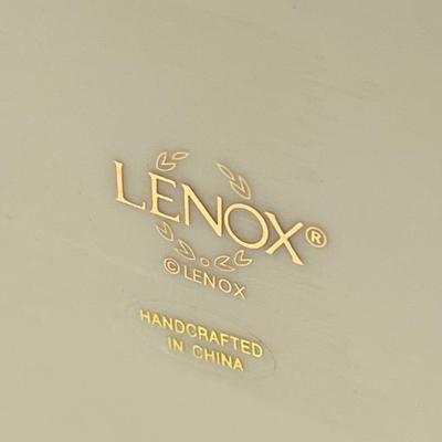 LENOX ~ Porcelain Gold Trim Butterfly & Floral Basket