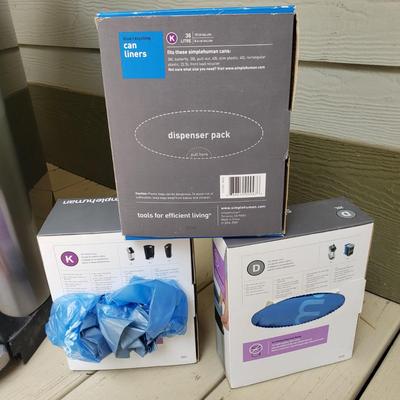 Two Simplehuman Garbage and Recycling Bins (G-KD)