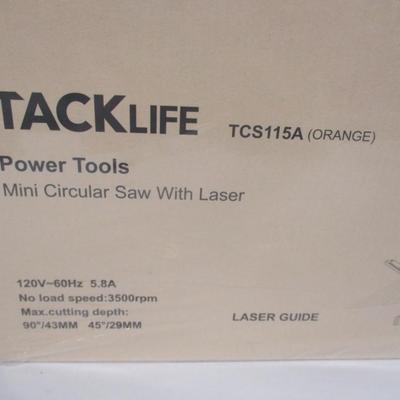 Tack life Mini Circular Saw With Laser