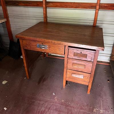 Large & Small MCM Vintage Wooden Desks (O-RG)
