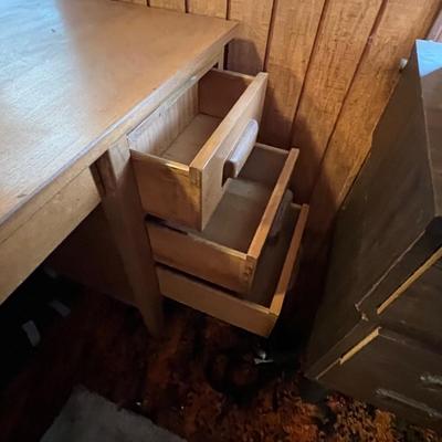 Large & Small MCM Vintage Wooden Desks (O-RG)