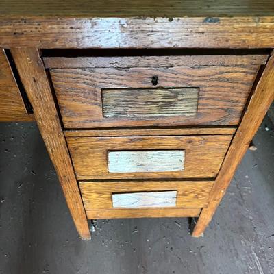 Large & Small MCM Vintage Wooden Desks (O-RG)